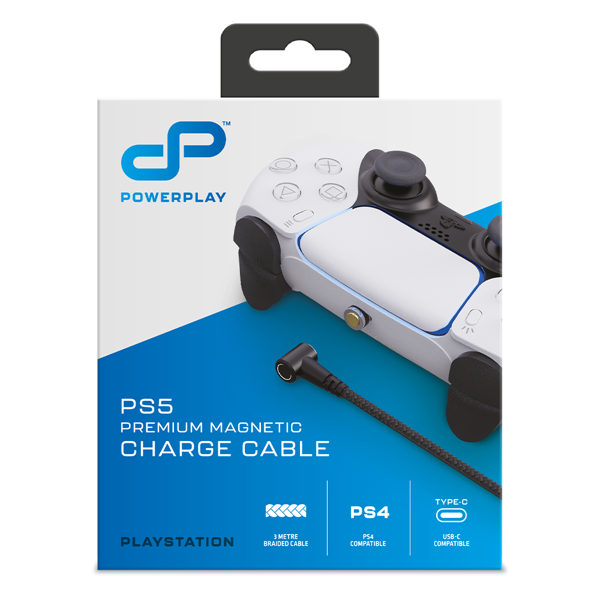 PowerPlay PlayStation 5 Premium Magnetic Charge Cable 