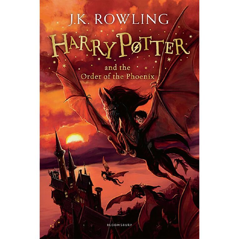 Harry Potter: The Philosophers Stone by J.K. Rowling - Harry Potter: The Order of the Phoenix by J.K. Rowling