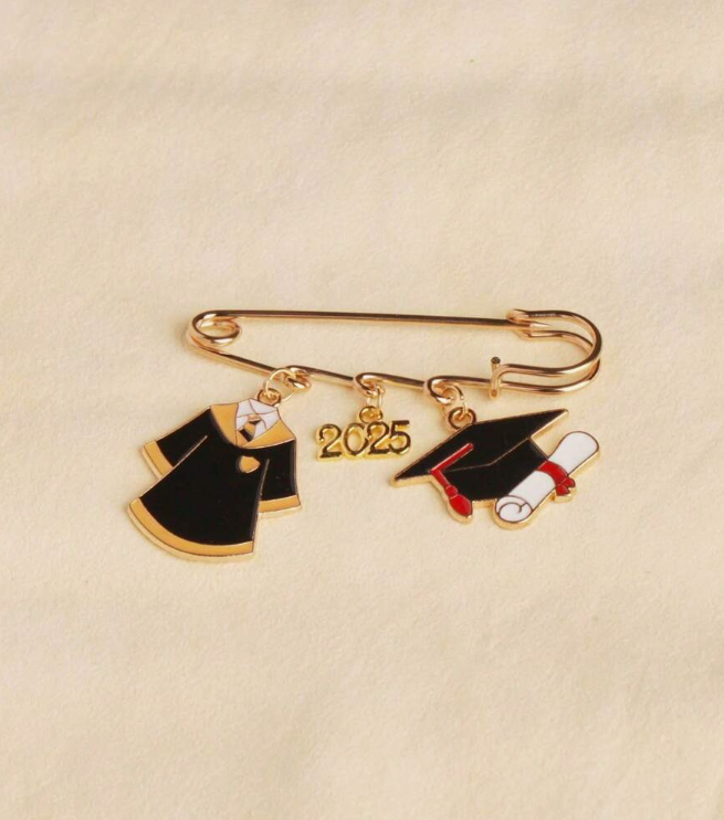Class of 2025 Graduation Charm Brooch